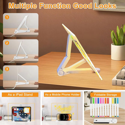 LED Acrylic Dry Erase Note Drawing Board